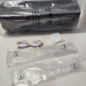 Portable Rechargeable AC Mist Fan Wall Mount Personal Air Cooler 3-Speed Wireles